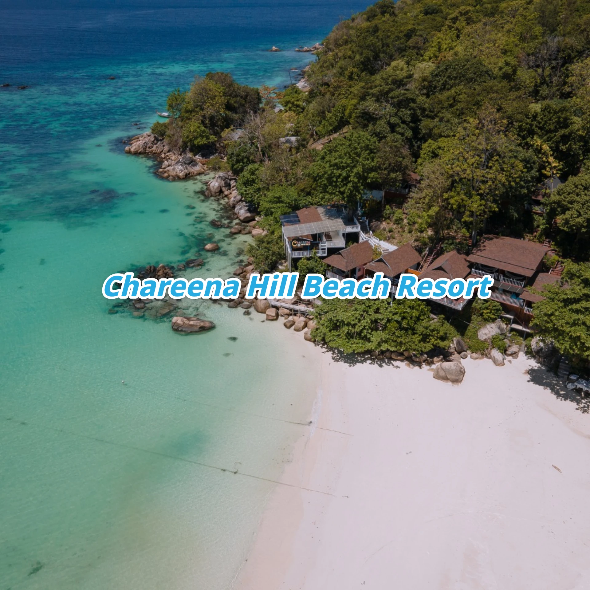Chareena Hill Beach Resort พร้อมข้อความ Chareena Hill Beach Resort